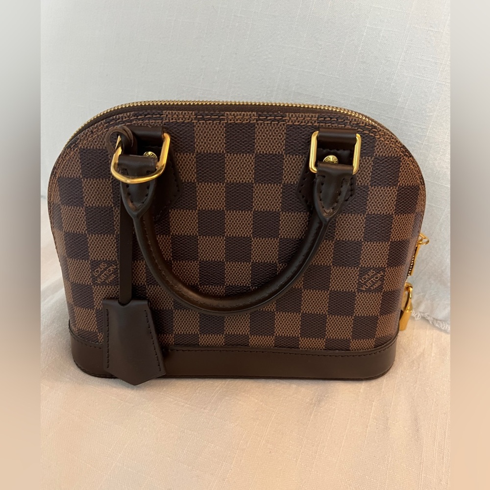New- Louis Vuitton Alma BB Damier Ebene 100% Authentic